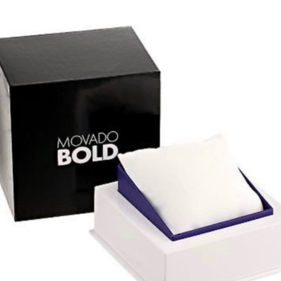 Authentic MOVADO MUSEUM 40 Stainless steel  leather watch - Picture 4 of 11